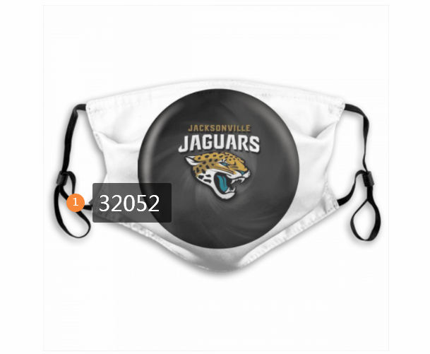 NFL 2020 Jacksonville Jaguars 118 Dust mask with filter